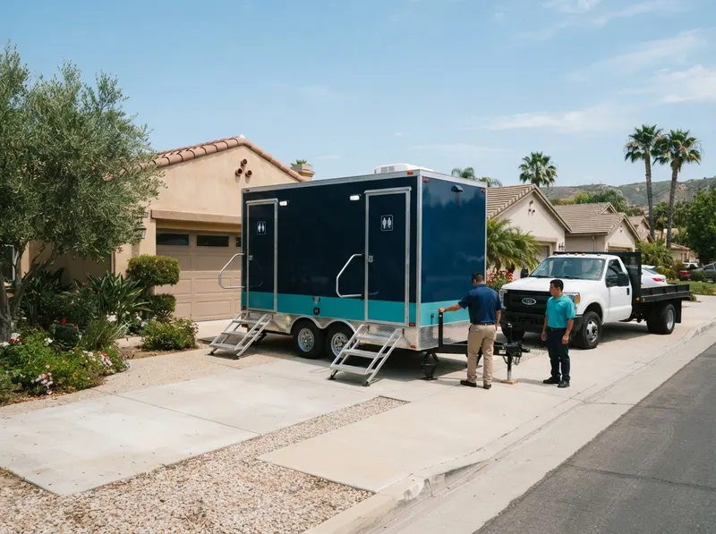 Luxury Restroom Trailers in Santa Clarita, CA